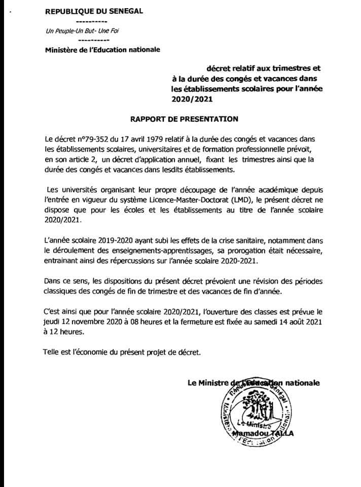 Année scolaire 2020 - 2021 : Les vacances de Noël et de Pâques supprimées 2 131109246 220840919495574 978694921424360137 n 1