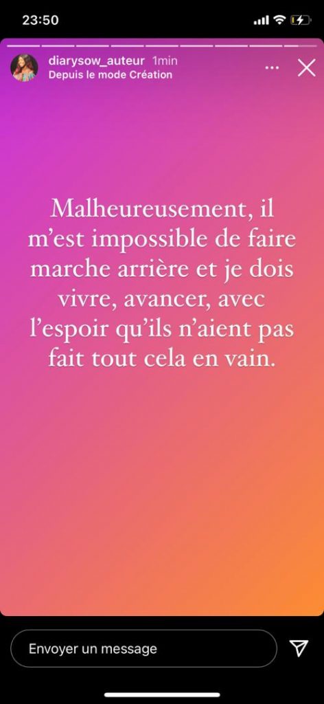 « Mon silence m’a desservie »: Diary Sow s’explique (enfin) mais ne s’excuse pas... 10 Diar 8