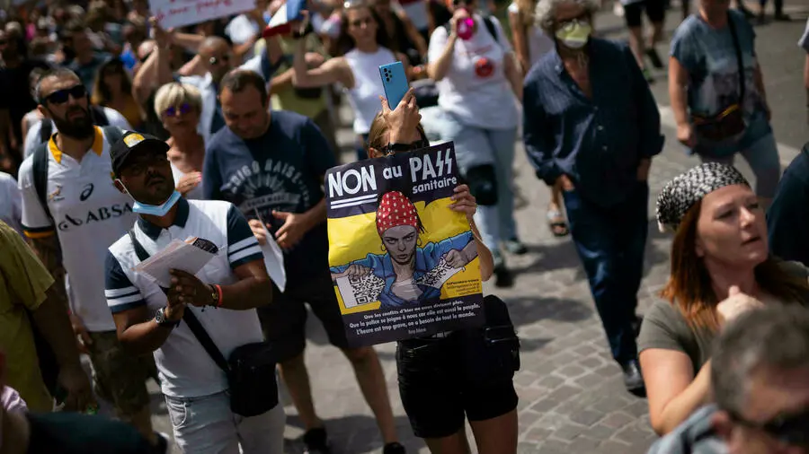 Manifestations anti-passe sanitaire en France: le point sur la journée du 7 août 8 AP21219615468358 1 1