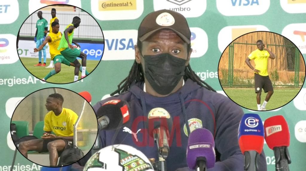 🇸🇳 Infirmerie des Lions : Aliou Cissé fait le point à 48h du match Sénégal-Cap-Vert 1 🇸🇳 Infirmerie des Lions : Aliou Cissé fait le point à 48h du match Sénégal-Cap-Vert