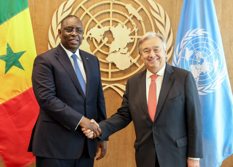 🇸🇳🇺🇸 Le Président Macky Sall et le SG de l’ONU en conférence de presse, ce dimanche, à Dakar
