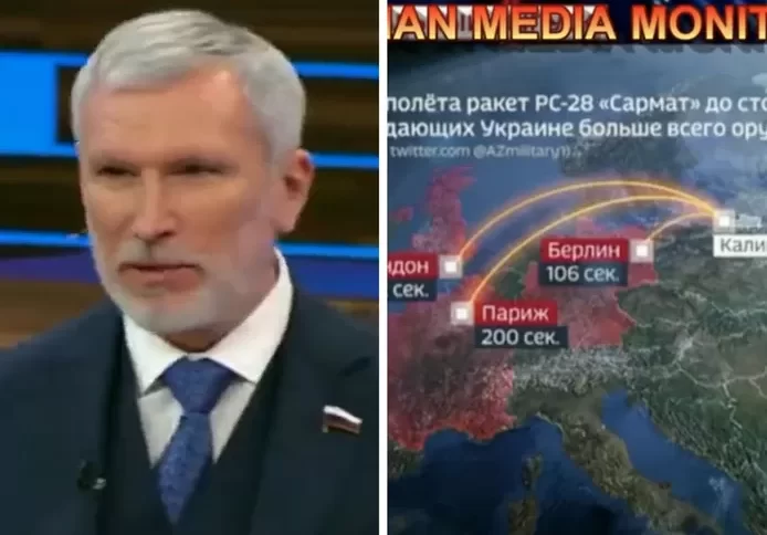 🇷🇺 “Un missile et le Royaume-Uni n’existe plus” : Des propos lunaires sur la télévision russe