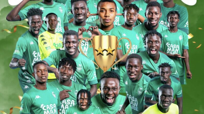 🇸🇳 Le Casa Sport détrône Teungeuth FC et remporte son deuxième titre de champion du Sénégal