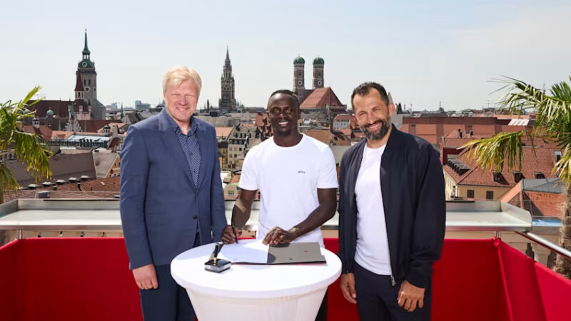 ⚽️ Le Bayern Munich présente officiellement sa nouvelle recrue Sadio Mané