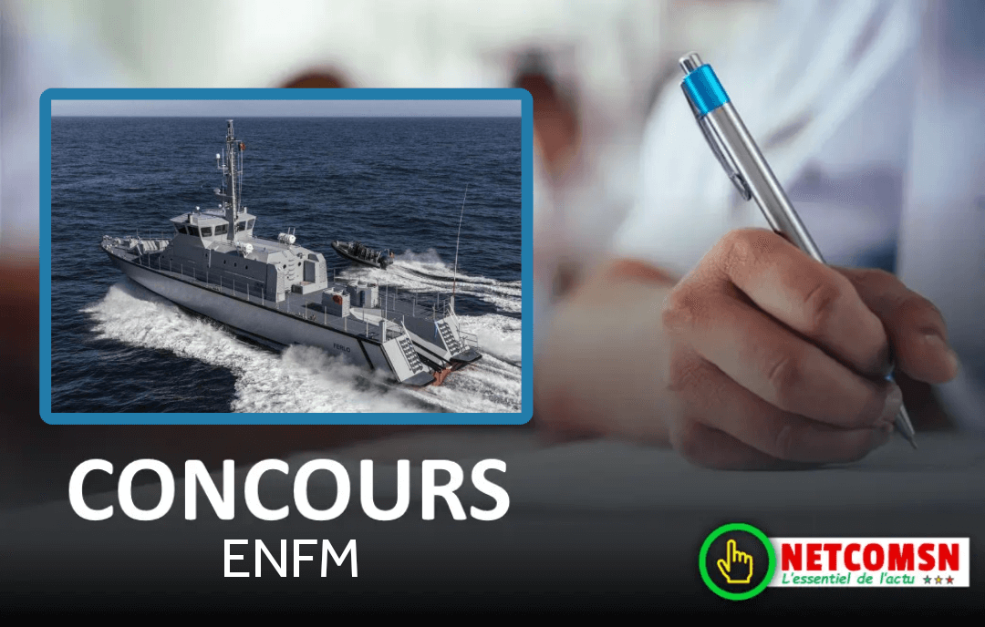 🇸🇳 Concours d’entrée à l’Ecole Nationale de Formation Maritime (ENFM