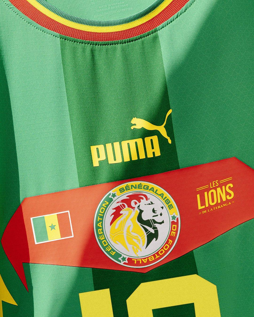 🇸🇳 Puma officialise le maillot extérieur du Sénégal (images)