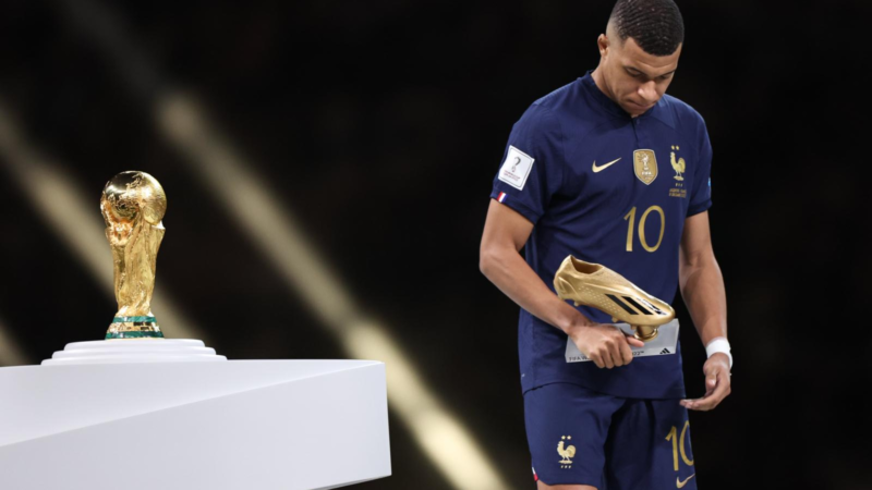 ⚽️ Kylian Mbappé termine meilleur buteur de la Coupe du monde 2022