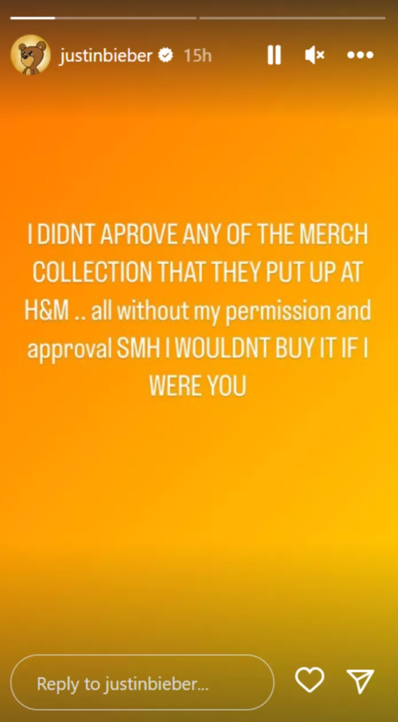 🇺🇸 Justin Bieber en colère contre H&M 2 image 245