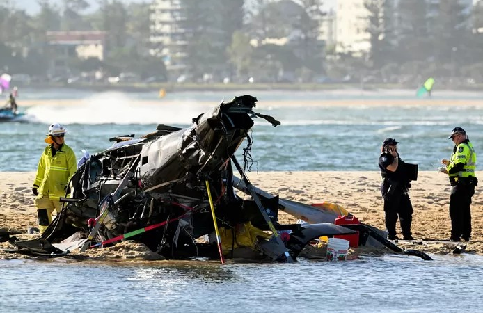 🇦🇺 Deux hélicoptères rentrent en collision en Australie faisant quatre morts et trois blessées graves