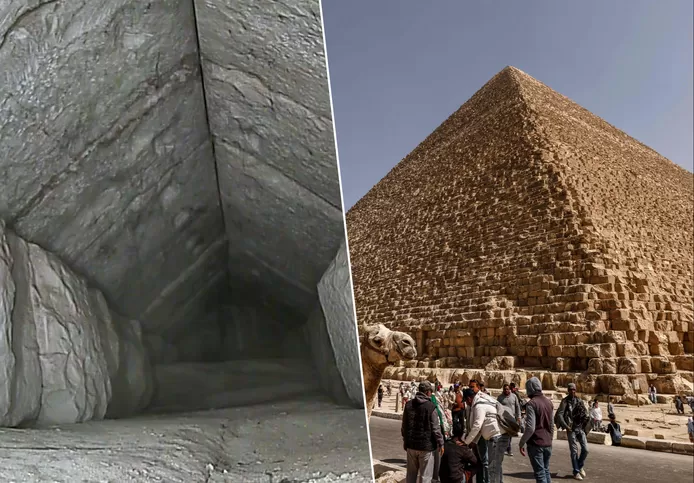 🇪🇬 Un couloir caché découvert dans la Pyramide de Khéops: “Il est fort possible qu’il protège quelque chose” 1 🇪🇬 Un couloir caché découvert dans la Pyramide de Khéops: “Il est fort possible qu’il protège quelque chose”