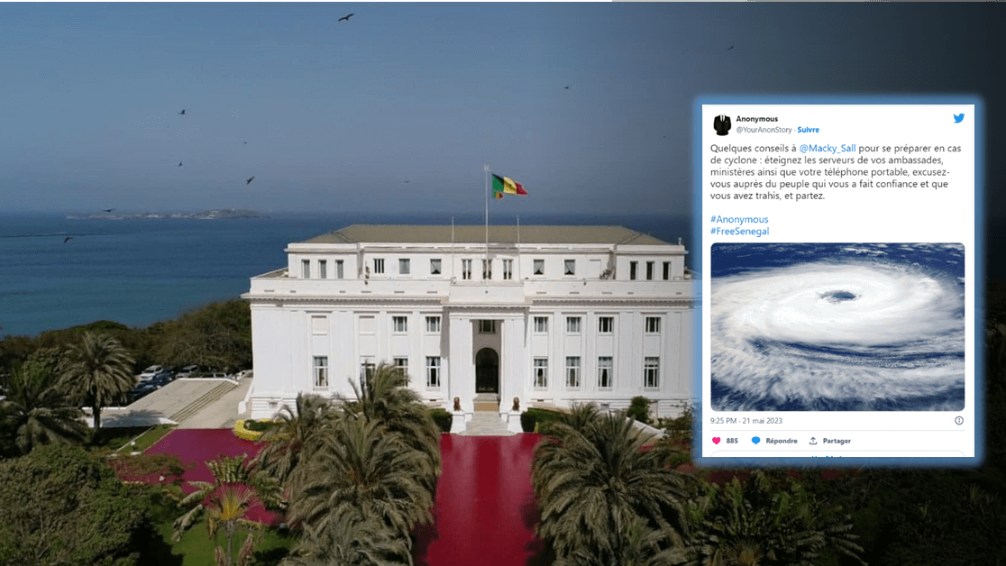 🇸🇳 Le Tweet prévoyant l'attaque des hackers sur les sites gouvernementaux sénégalais, 5 jours avant l'incident 1 🇸🇳 Le Tweet prévoyant l’attaque des hackers sur les sites gouvernementaux sénégalais, 5 jours avant l’incident