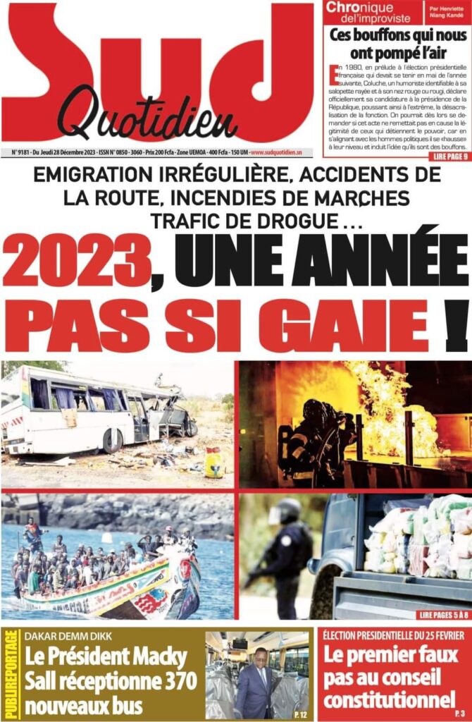 🇸🇳 Les gros titres du jour au Sénégal : Jeudi 28 Décembre 2023 46 FB IMG 1703744562551 1