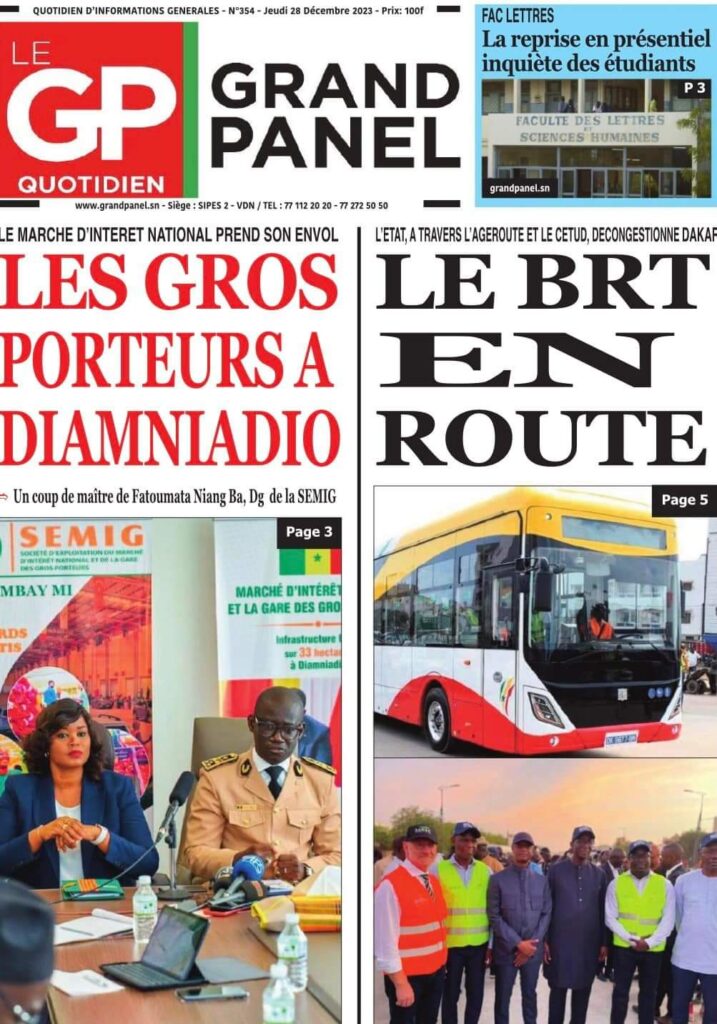 🇸🇳 Les gros titres du jour au Sénégal : Jeudi 28 Décembre 2023 43 FB IMG 1703744566873 1