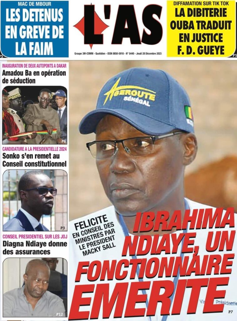 🇸🇳 Les gros titres du jour au Sénégal : Jeudi 28 Décembre 2023 29 FB IMG 1703744588573 1