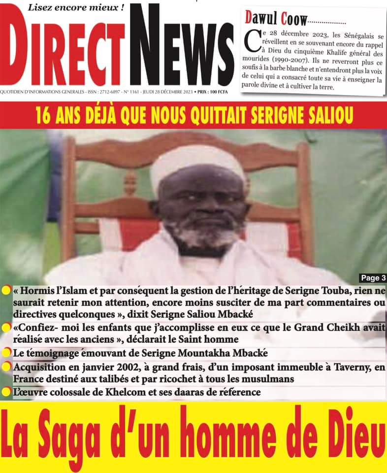 🇸🇳 Les gros titres du jour au Sénégal : Jeudi 28 Décembre 2023 18 FB IMG 1703744605084 1