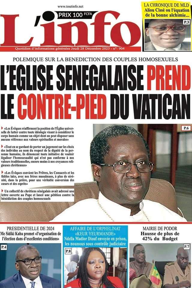 🇸🇳 Les gros titres du jour au Sénégal : Vendredi 29 Décembre 2023 44 FB IMG 1703830826331