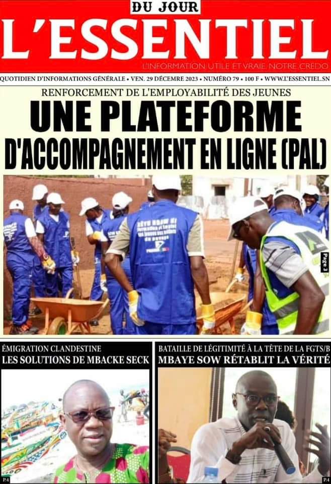 🇸🇳 Les gros titres du jour au Sénégal : Vendredi 29 Décembre 2023 43 FB IMG 1703830827766