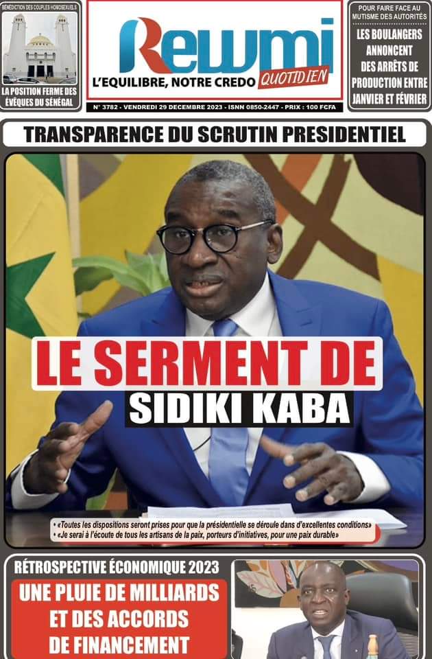 🇸🇳 Les gros titres du jour au Sénégal : Vendredi 29 Décembre 2023 42 FB IMG 1703830829124