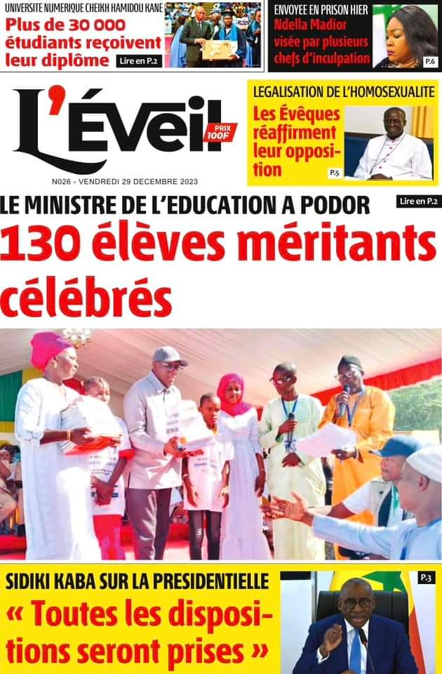 🇸🇳 Les gros titres du jour au Sénégal : Vendredi 29 Décembre 2023 12 FB IMG 1703830872805