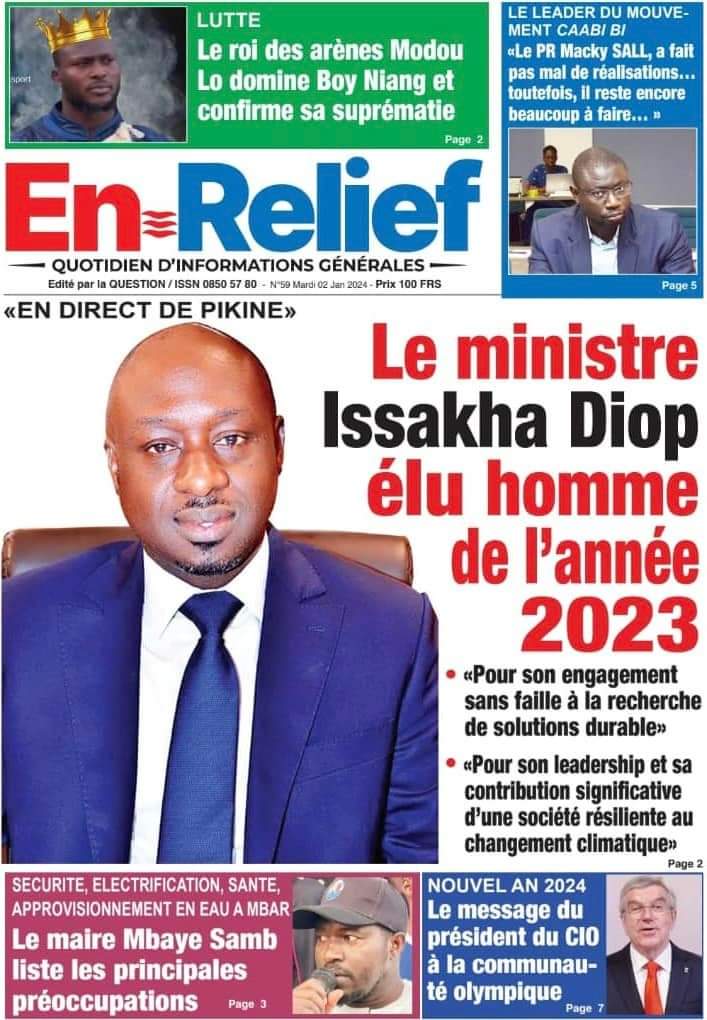 🇸🇳 Les gros titres du jour au Sénégal : Mardi 02 Janvier 2024 21 FB IMG 1704177022681