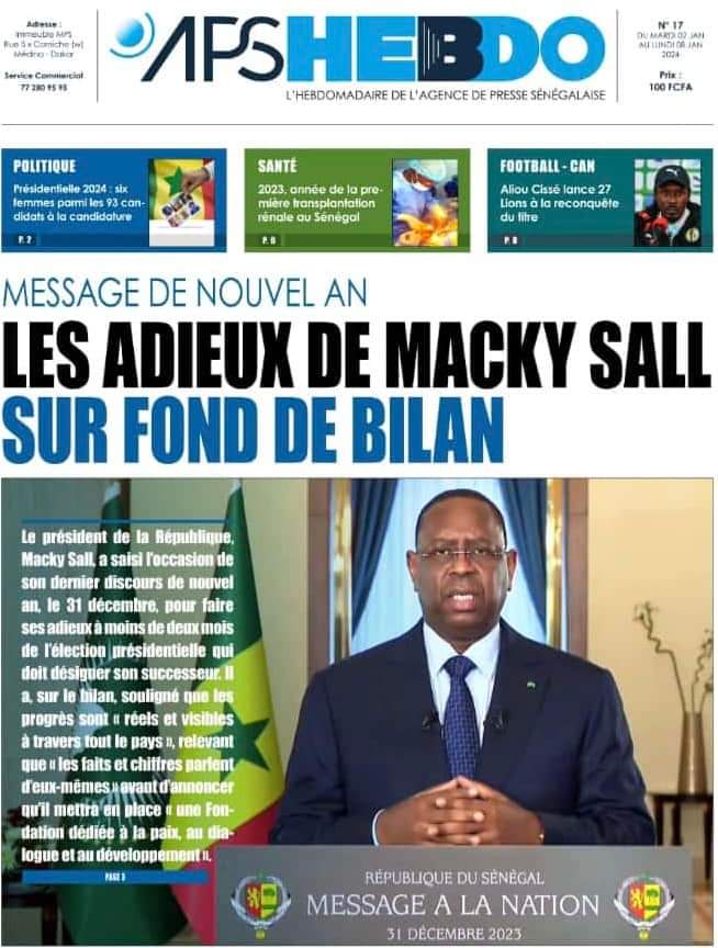 🇸🇳 Les gros titres du jour au Sénégal : Mardi 02 Janvier 2024 44 FB IMG 1704177416546