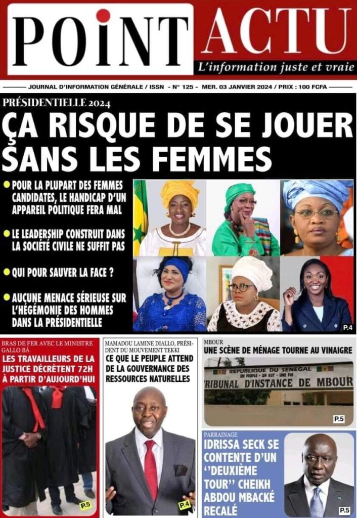 🇸🇳 Les gros titres du jour au Sénégal : Mercredi 03 Janvier 2024 43 FB IMG 1704263795260