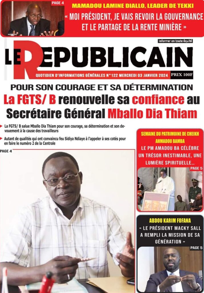 🇸🇳 Les gros titres du jour au Sénégal : Mercredi 03 Janvier 2024 22 FB IMG 1704263828114 1