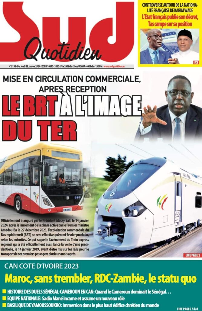 🇸🇳 Les gros titres du jour au Sénégal : Jeudi 18 Janvier 2024 46 FB IMG 1705567274218