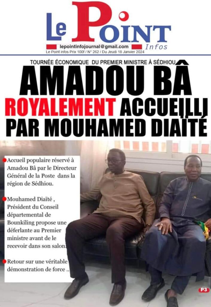 🇸🇳 Les gros titres du jour au Sénégal : Jeudi 18 Janvier 2024 30 FB IMG 1705567301292