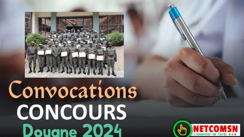 🇸🇳 Comment consulter votre convocation au concours de douane sénégalaise 2024 en deux clics ?