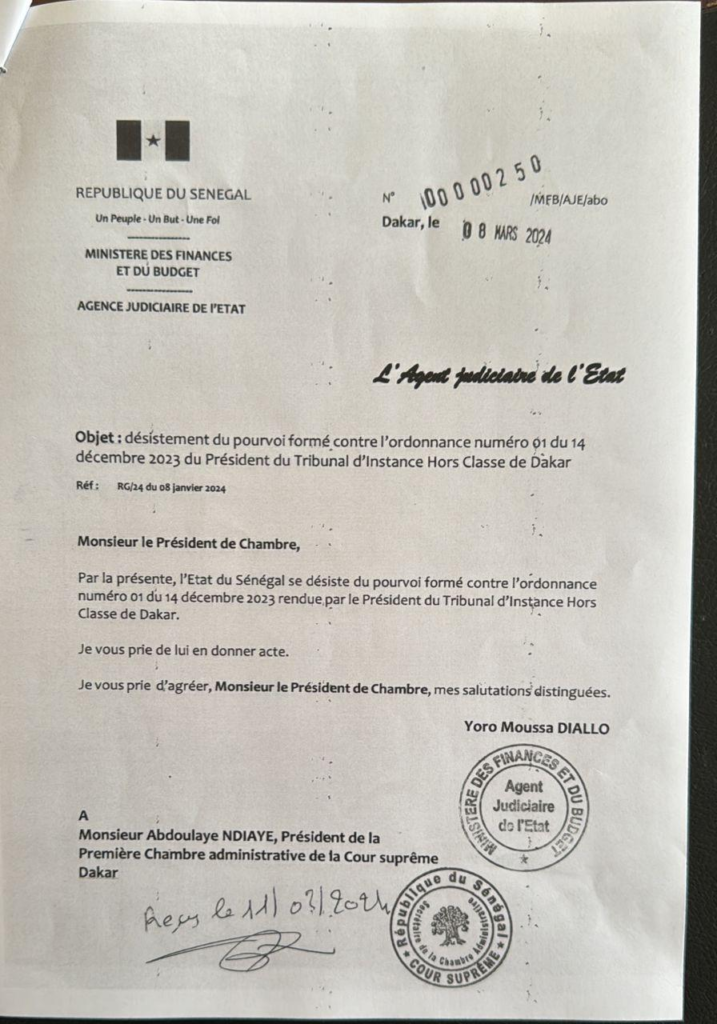 🇸🇳 L’Agent Judiciaire de l’Etat se retire de l’affaire Ousmane Sonko 2 image 98