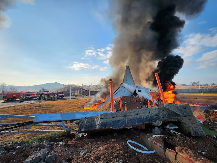 🇰🇷 Crash d'un avion en Corée du Sud: au moins 151 morts et deux rescapés 1 🇰🇷 Crash d’un avion en Corée du Sud: au moins 151 morts et deux rescapés