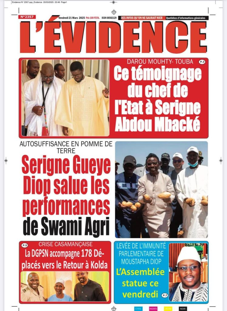 🇸🇳 Les gros titres du jour au Sénégal : Vendredi 21 Mars 2025 16 480962683 996045989291421 6856169695385325147 n