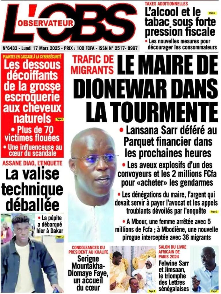 🇸🇳 Les gros titres du jour au Sénégal : Lundi 17 Mars 2025 11 FB IMG 1742189687282