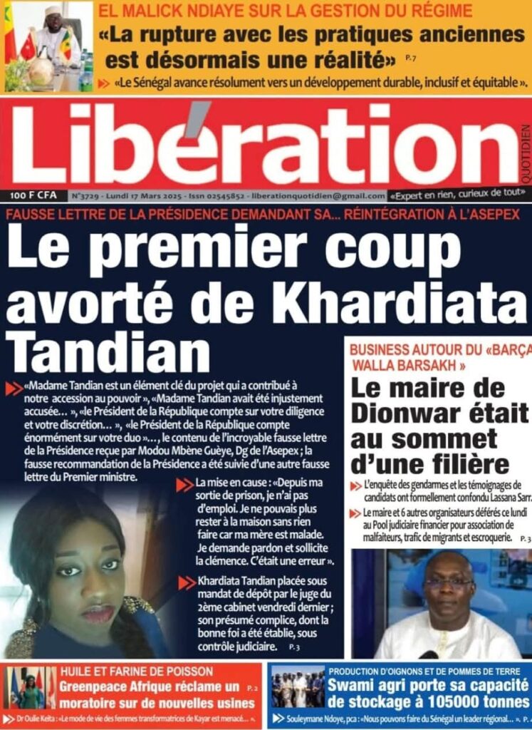 🇸🇳 Les gros titres du jour au Sénégal : Lundi 17 Mars 2025 18 FB IMG 1742189707201