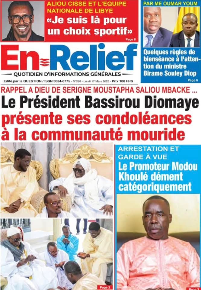 🇸🇳 Les gros titres du jour au Sénégal : Lundi 17 Mars 2025 32 FB IMG 1742189737415