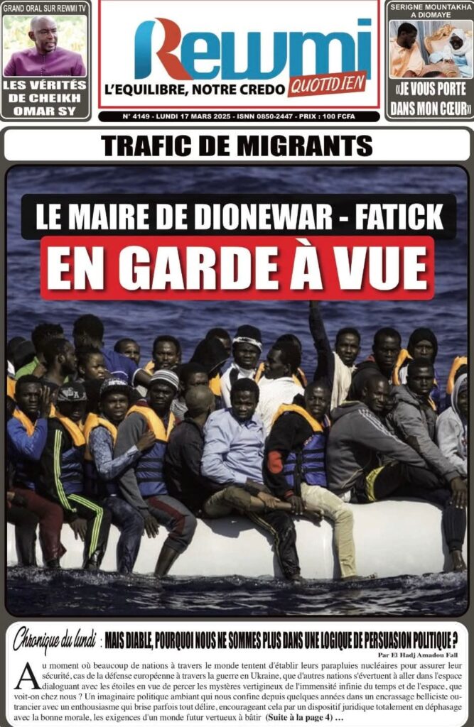 🇸🇳 Les gros titres du jour au Sénégal : Lundi 17 Mars 2025 37 FB IMG 1742189745985