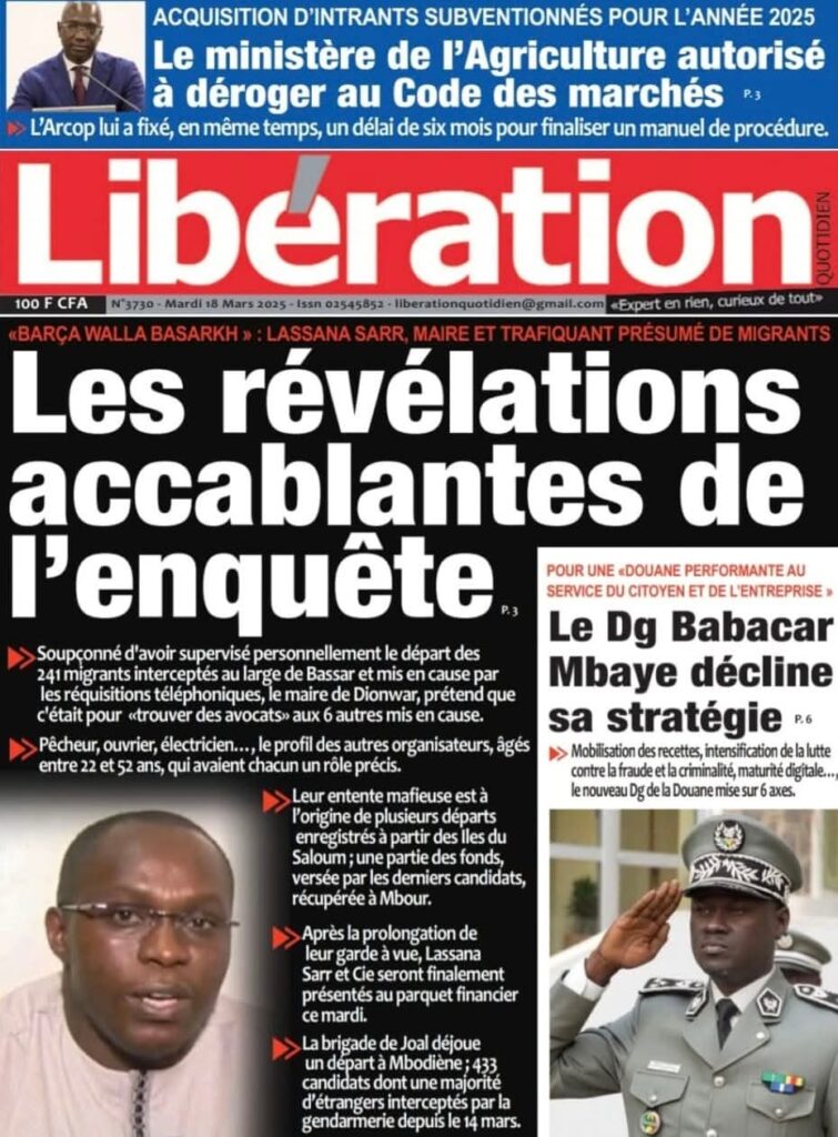 🇸🇳 Les gros titres du jour au Sénégal : Mardi 18 Mars 2025 18 FB IMG 1742274819644