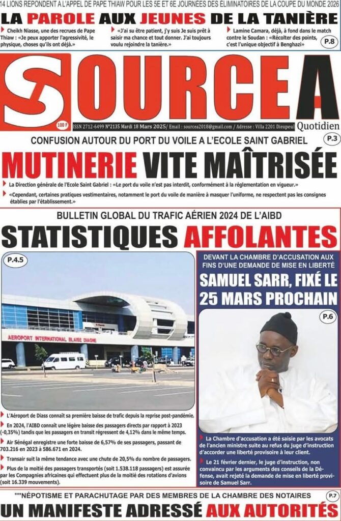 🇸🇳 Les gros titres du jour au Sénégal : Mardi 18 Mars 2025 17 FB IMG 1742274821732
