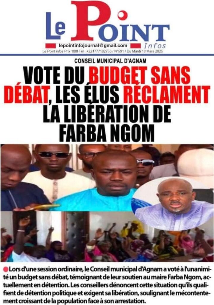 🇸🇳 Les gros titres du jour au Sénégal : Mardi 18 Mars 2025 29 FB IMG 1742274841526
