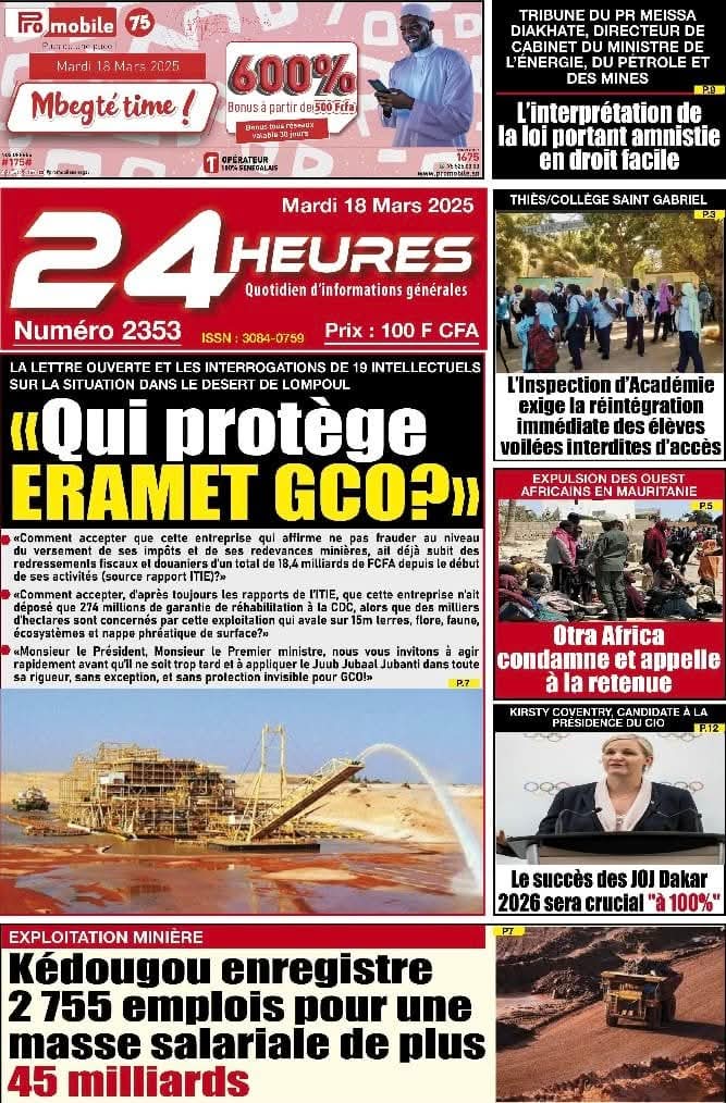 🇸🇳 Les gros titres du jour au Sénégal : Mardi 18 Mars 2025 31 FB IMG 1742274843619