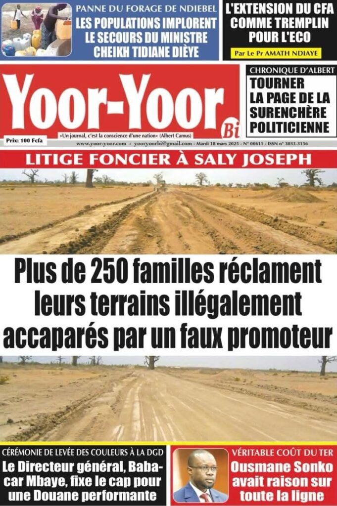 🇸🇳 Les gros titres du jour au Sénégal : Mardi 18 Mars 2025 32 FB IMG 1742274846785
