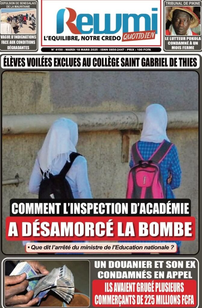 🇸🇳 Les gros titres du jour au Sénégal : Mardi 18 Mars 2025 37 FB IMG 1742274853751