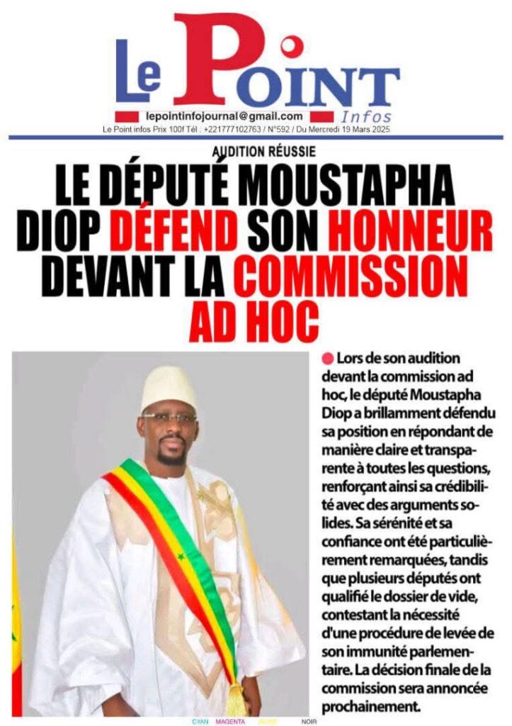 🇸🇳 Les gros titres du jour au Sénégal : Mercredi 19 Mars 2025 6 FB IMG 1742373217664
