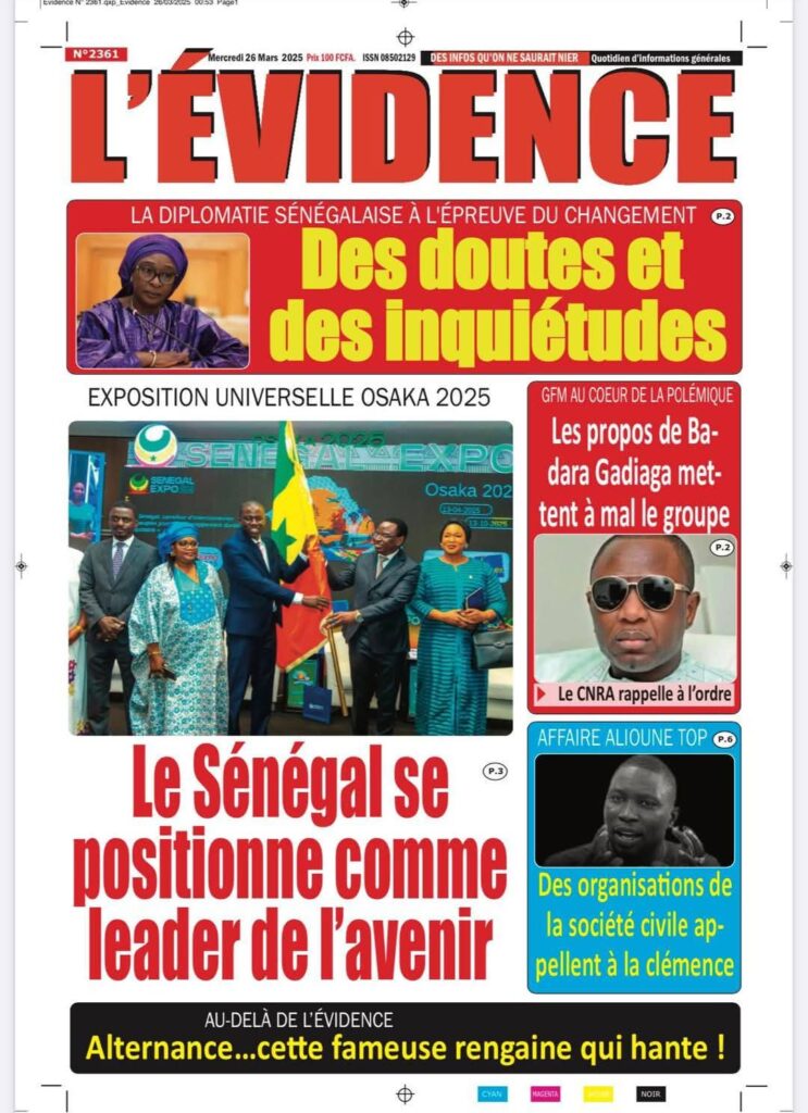 🇸🇳 Les gros titres du jour au Sénégal : Mercredi 26 Mars 2025 23 FB IMG 1742977938424