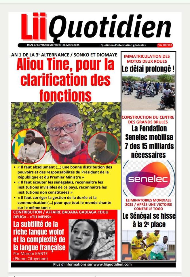 🇸🇳 Les gros titres du jour au Sénégal : Mercredi 26 Mars 2025 16 Internet 20250326 081833 17