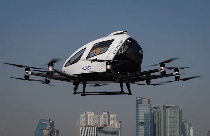 🇨🇳 La Chine en avance : les taxis volants autonomes deviennent réalité