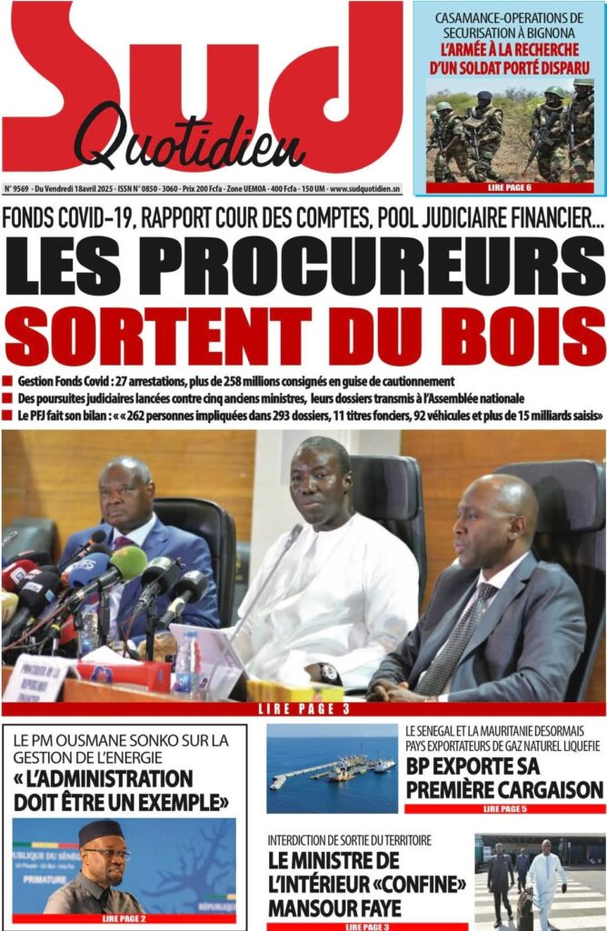 🇸🇳 Les gros titres du jour au Sénégal : Vendredi 18 Avril 2025 6 FB IMG 1744955493685 1