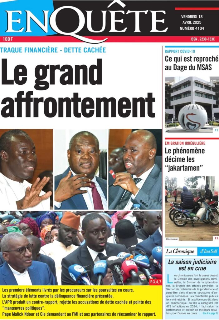 🇸🇳 Les gros titres du jour au Sénégal : Vendredi 18 Avril 2025 12 FB IMG 1744955501513 1