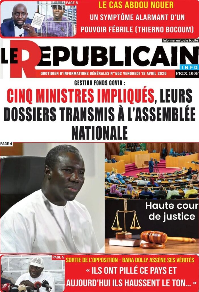 🇸🇳 Les gros titres du jour au Sénégal : Vendredi 18 Avril 2025 16 FB IMG 1744955508045 1